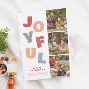 Glatt Boho fold Multi 3 Photo Booth-jul Julkort