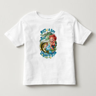 Glatt Boy Reeling i en Fack T Shirt