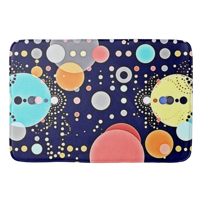 Glatt Bubble Universe Vision Badrumsmatta (Framsidan)