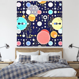 Glatt Bubble Universe Vision Canvastryck