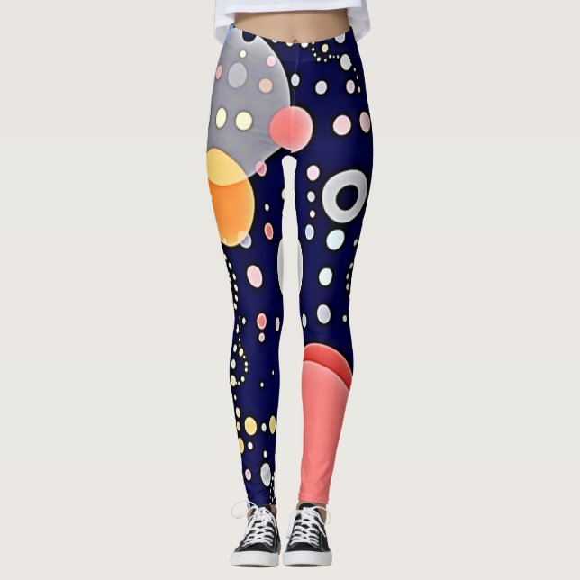 Glatt Bubble Universe Vision Leggings (Framsida)