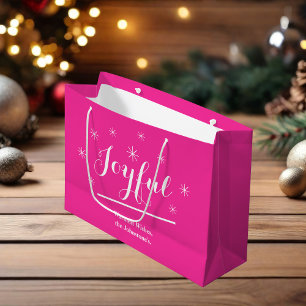 Glatt Chic Skript Modern Shock rosa jul