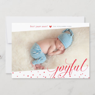 GLATT CHRISTMAS HELGDAG snyggt calligraphy red Julkort
