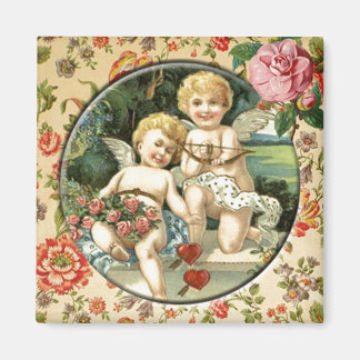 Glatt Cupid Vintage Anpassningsbar Magnet