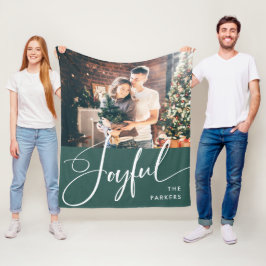 Glatt | Elegant och fotojul Fleecefilt