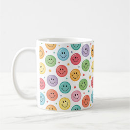 Glatt Emoji-mönster Kaffemugg