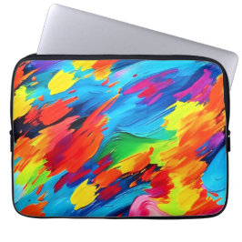 Glatt Färg-explosionsmålning Laptop Fodral