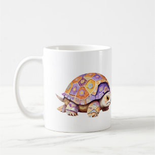 Glatt, , färglös, sköldpadda, adjektiv Roligt Kaffemugg
