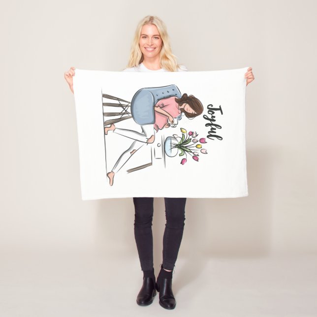 Glatt Fleecefilt (På plats)