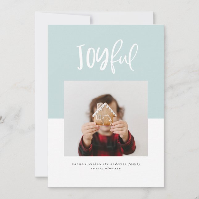 Glatt fotoskripttext modern helgdag (Framsida)