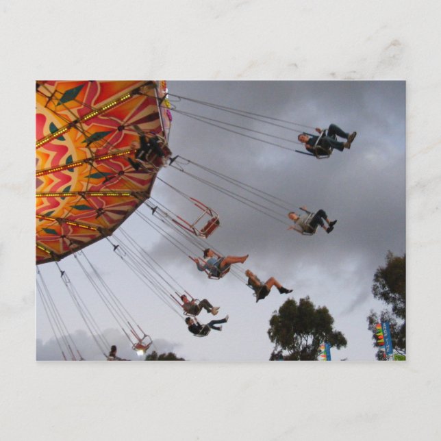 glatt går rundan vykort (Framsida)