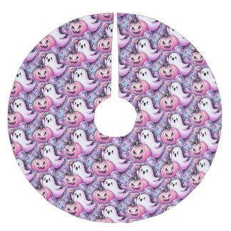 Glatt Ghost Julgransmatta Borstad Polyester