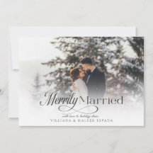 Glatt Gift Julkort för Nygifta