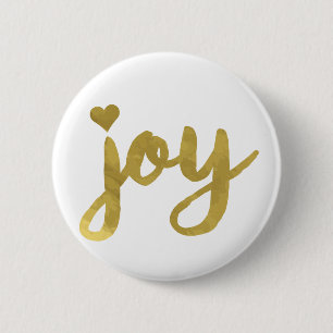 Glatt Glatt Jag har Har Joy Fullt av Joy Guld Art Knapp