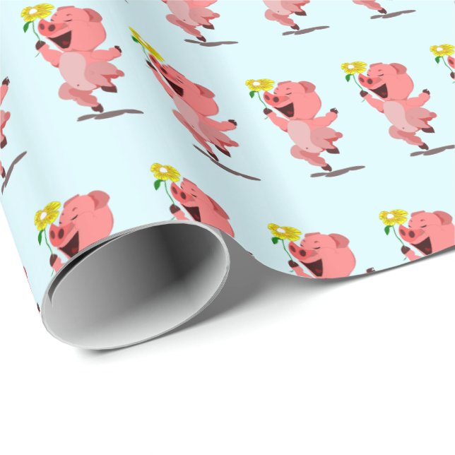 Glatt Gris Inpackningspapper Presentpapper (Rullad Hörn)