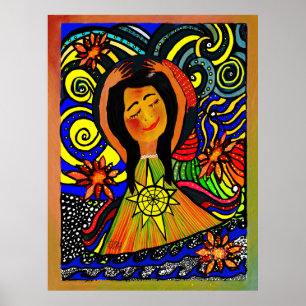 Glatt gudstjänst: Ett Firande i Inner Peace Poster