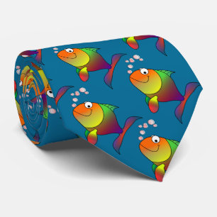 Glatt guldfisk i havet slips