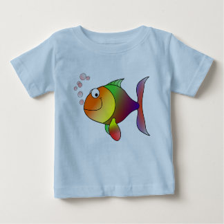 Glatt guldfisk i havet tee shirt