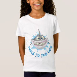 Glatt haj i tecknad stil - Le mot livet T Shirt