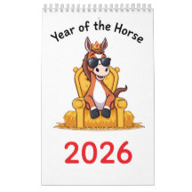 Glatt Hästkalender 2026
