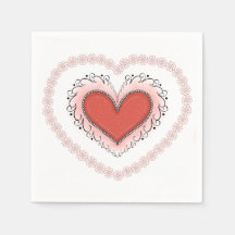 Glatt Heart Napkin