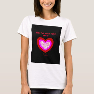 Glatt Heart Women's White Basic T Shirt