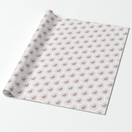 Glatt Hearts Gift Wrap (Leopard) Presentpapper