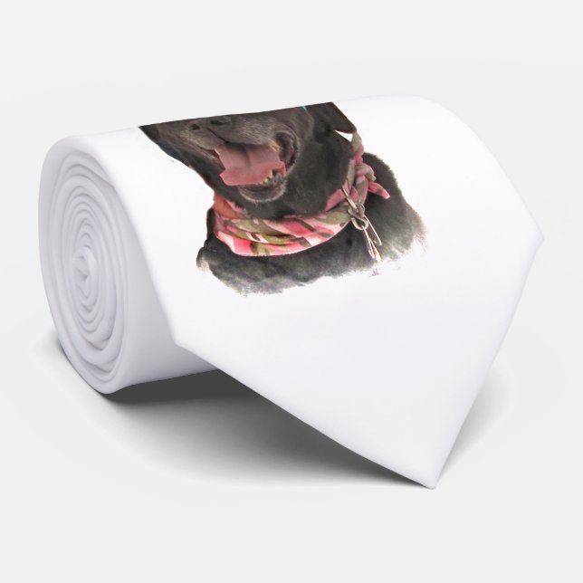 Glatt Helgdag Black Labrador Retriever Hund Slips (Rullad)