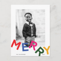 Glatt Helgdag Fotovykort