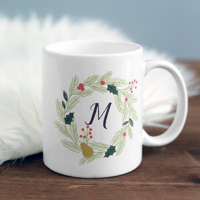 Glatt Helgdag, utandningsmonogram Kaffemugg (Skapare uppladdad)