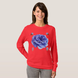 Glatt hjärta rött t shirt