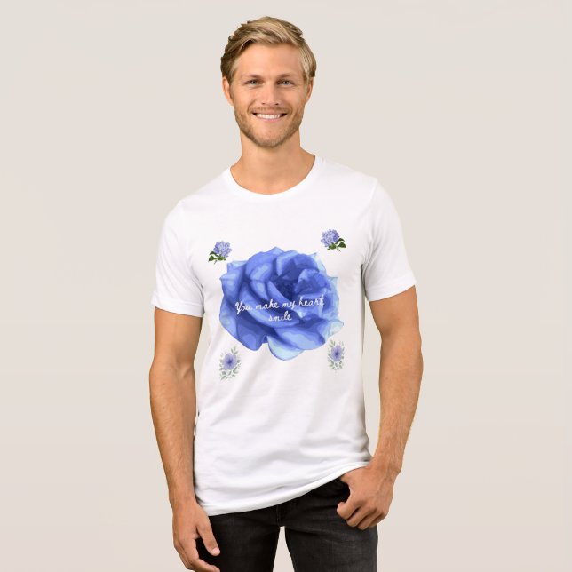 Glatt hjärta t shirt (Framsida Full)