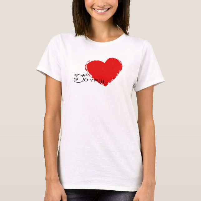 Glatt hjärta T T-shirt (Framsida)