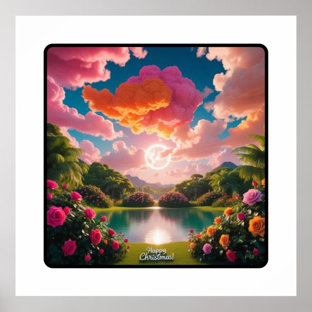 Glatt inspiration till Bord under julmiddagen Poster (Framsidan)