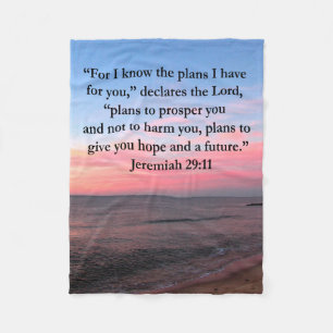 GLATT JEREMIAH 29:11 SUNRISE FLEECEFILT