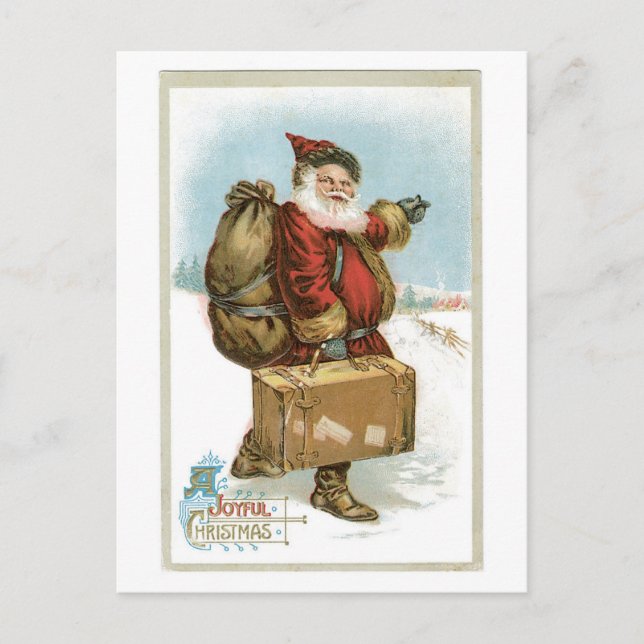 Glatt jul helg vykort (Framsida)