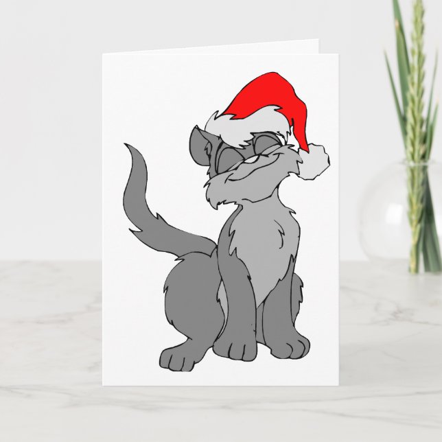 GLATT JUL KATT KORT (Framsida)