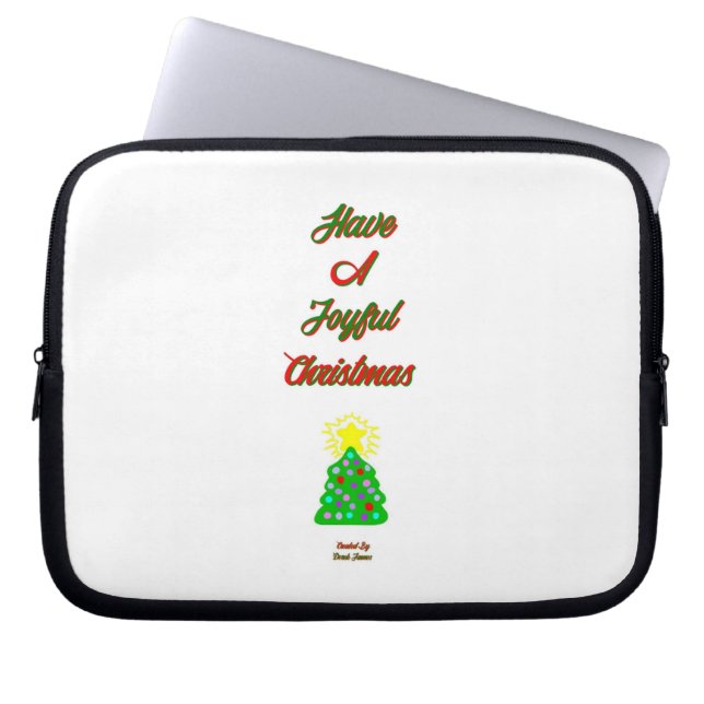 Glatt jul Neoprene Laptop sleeve (Framsidan)