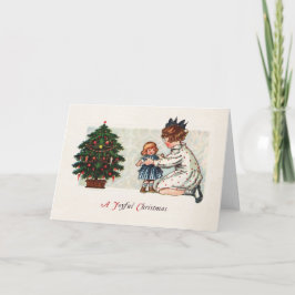 Glatt jul - vintage helgkort