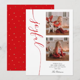 Glatt julklapp Photo Bild Julkort