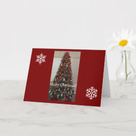 Glatt julkort, falskt hälsningskort kort