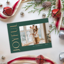 Glatt julkort för enkelhetsmall