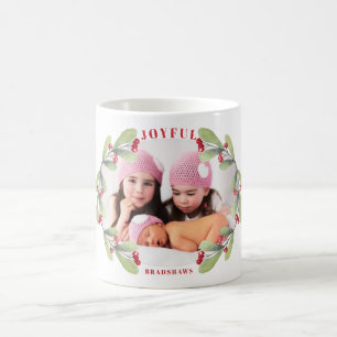 Glatt jultomte, Helgdag Photo Kaffemugg