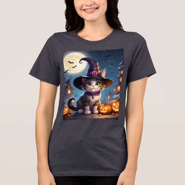 Glatt katt t shirt (Framsida)