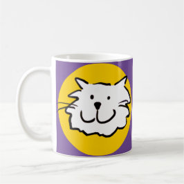 Glatt kattansikte kaffemugg