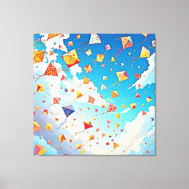 Glatt Kites Sooring High Canvastryck