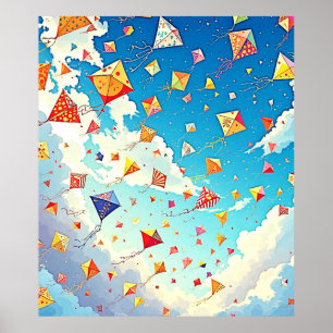 Glatt Kites Sooring High Poster