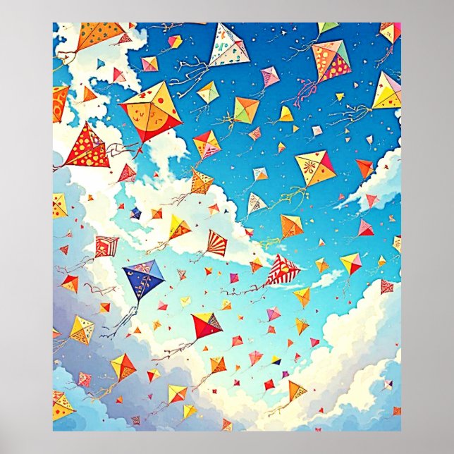 Glatt Kites Sooring High Poster (Framsidan)