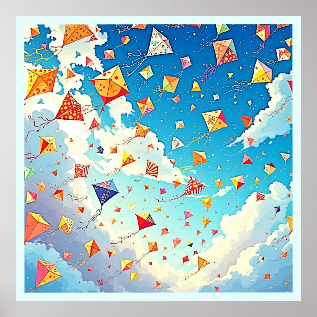 Glatt Kites Sooring High Poster (Framsidan)