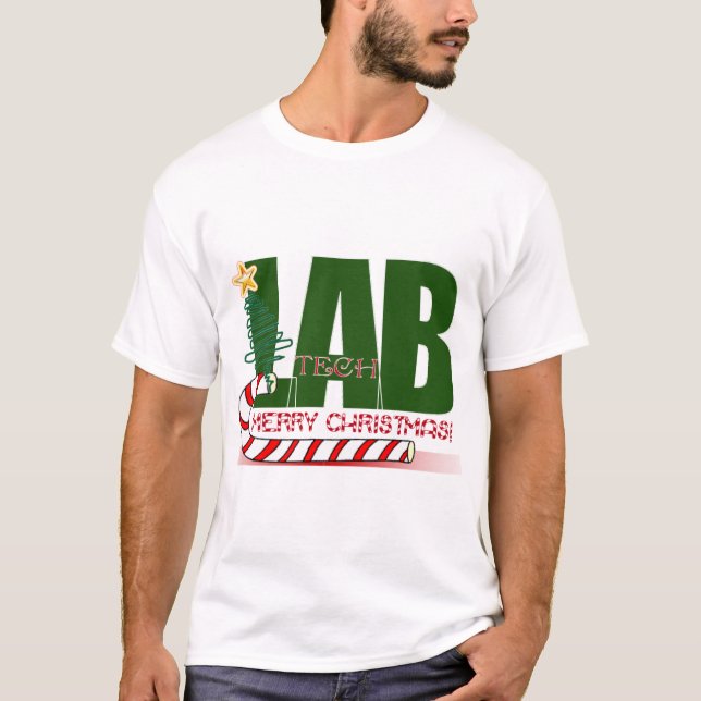 GLATT LABORATORIUM FÖR JUL - LABB TECH T-SHIRT (Framsida)